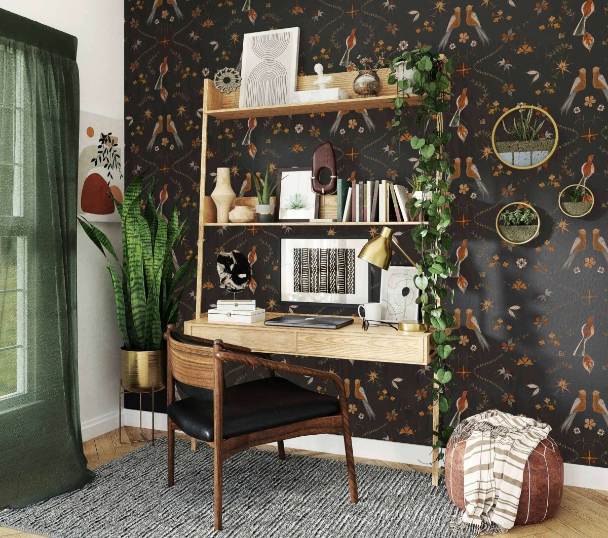 Coordonné Central Saint Martins – Rest Time Metaphoric birds behang A00928 - LAB COLOUR THE WORLD