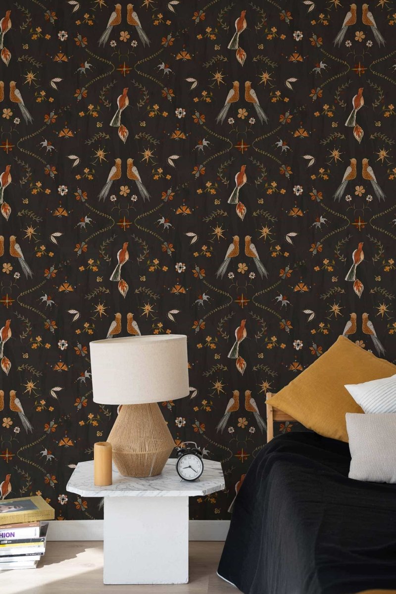 Coordonné Central Saint Martins – Rest Time Metaphoric birds behang A00928 - LAB COLOUR THE WORLD
