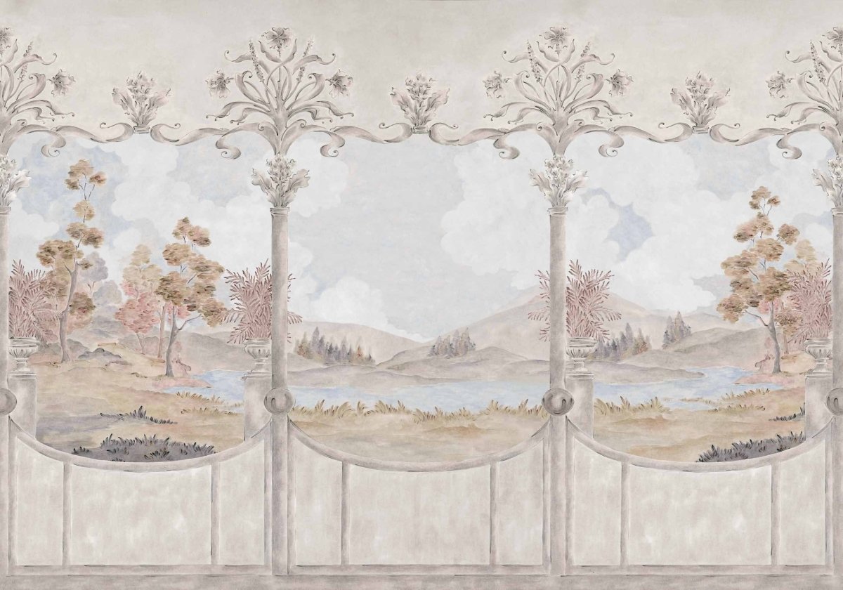 Coordonné Cotswolds, Ybarra & Serret for Coordonné Limestone - View behang YSP0541 - LAB COLOUR THE WORLD