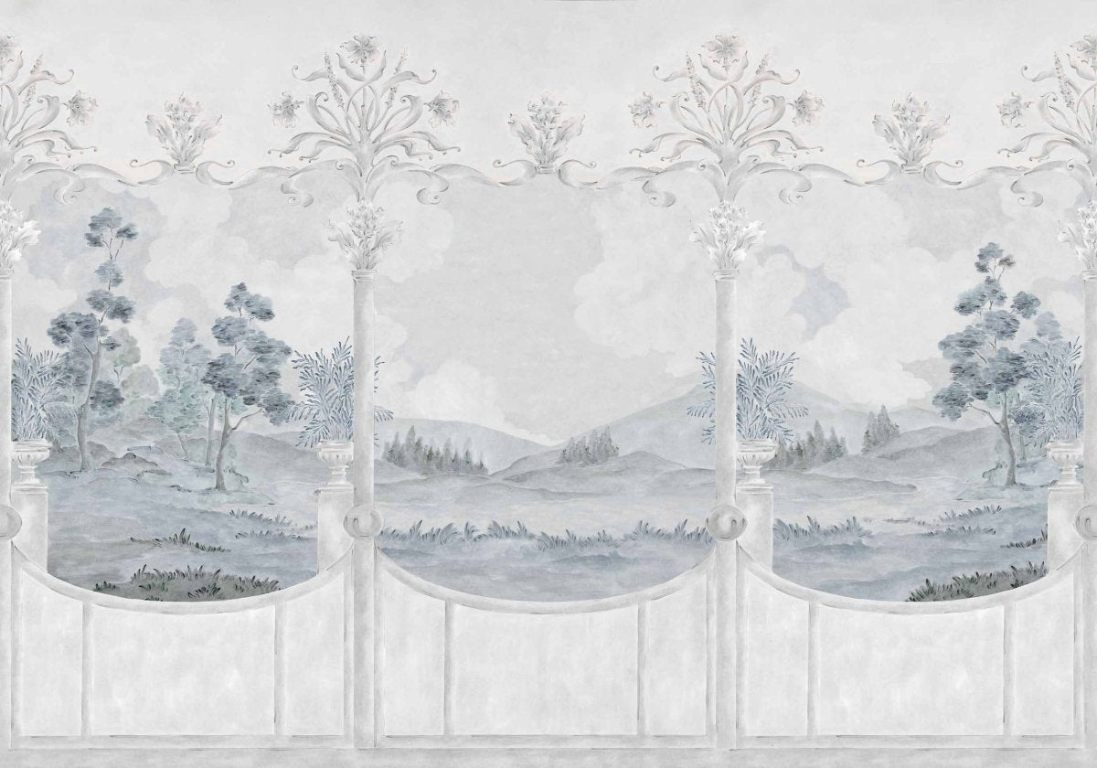 Coordonné Cotswolds, Ybarra & Serret for Coordonné Limestone - View behang YSP0542 - LAB COLOUR THE WORLD
