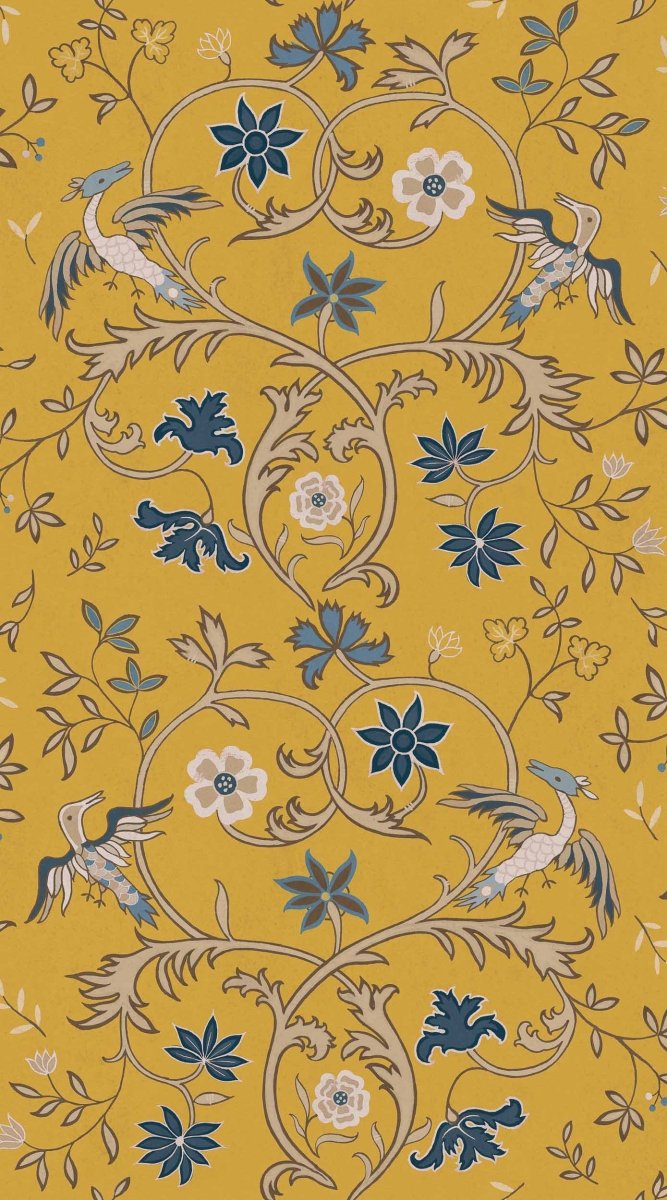Coordonné Damaskus Antwerp Damask behang D00143 - LAB COLOUR THE WORLD
