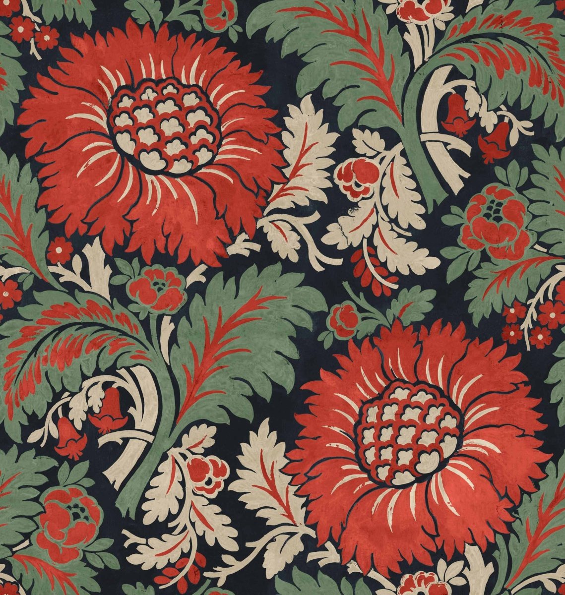 Coordonné Damaskus Chinese Damask behang D00101 - LAB COLOUR THE WORLD