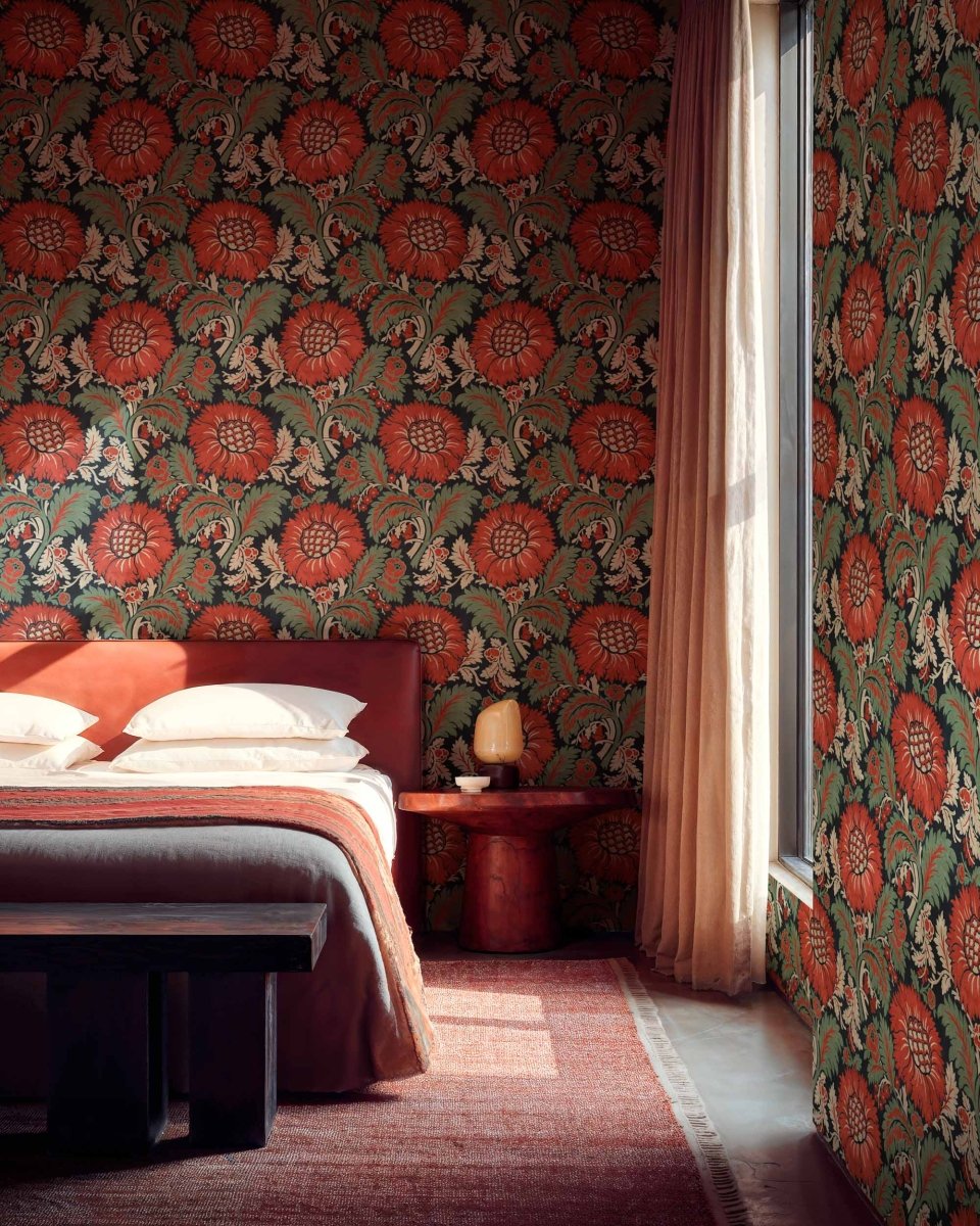 Coordonné Damaskus Chinese Damask behang D00101 - LAB COLOUR THE WORLD
