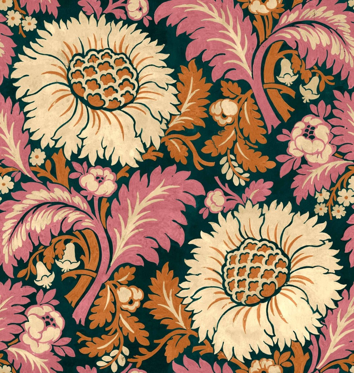 Coordonné Damaskus Chinese Damask behang D00103 - LAB COLOUR THE WORLD