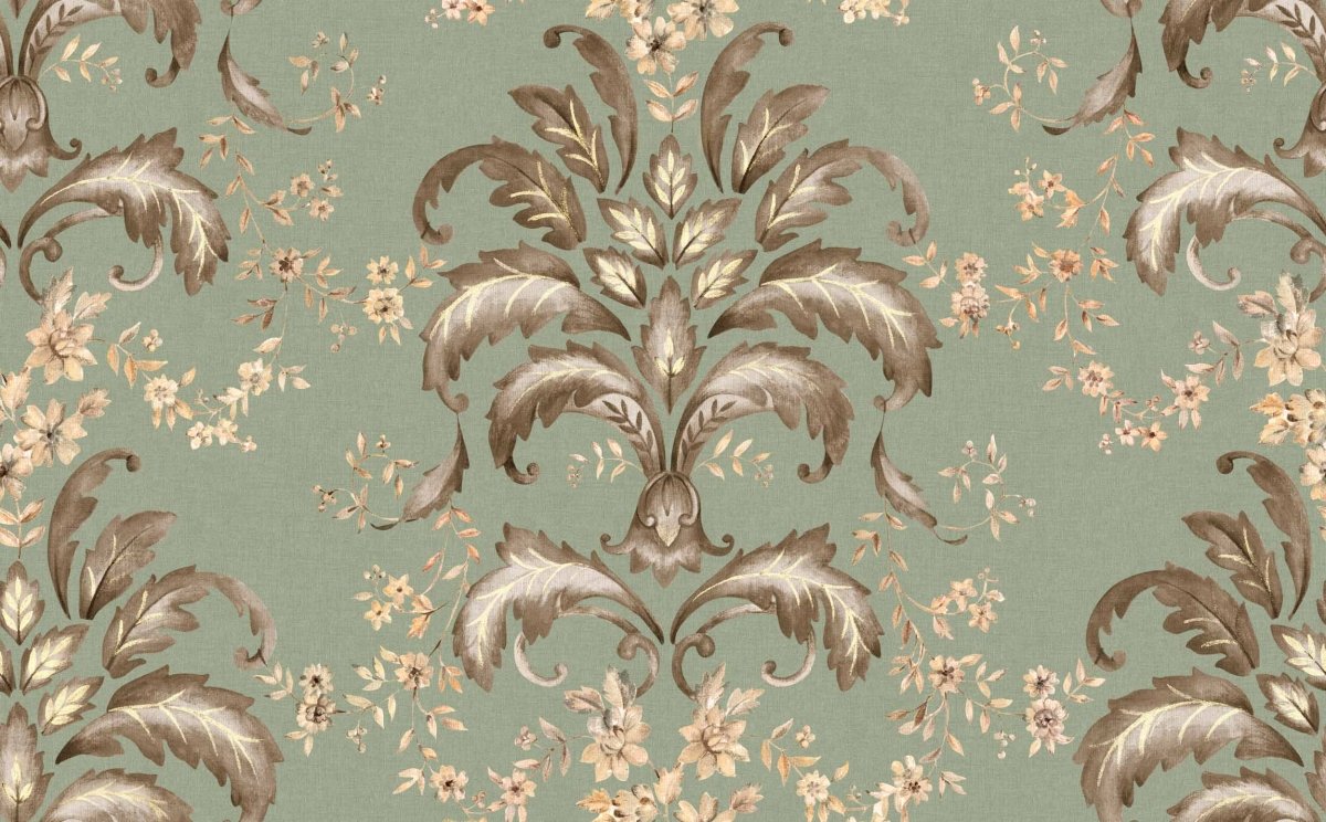 Coordonné Damaskus French Damask behang D00136 - LAB COLOUR THE WORLD