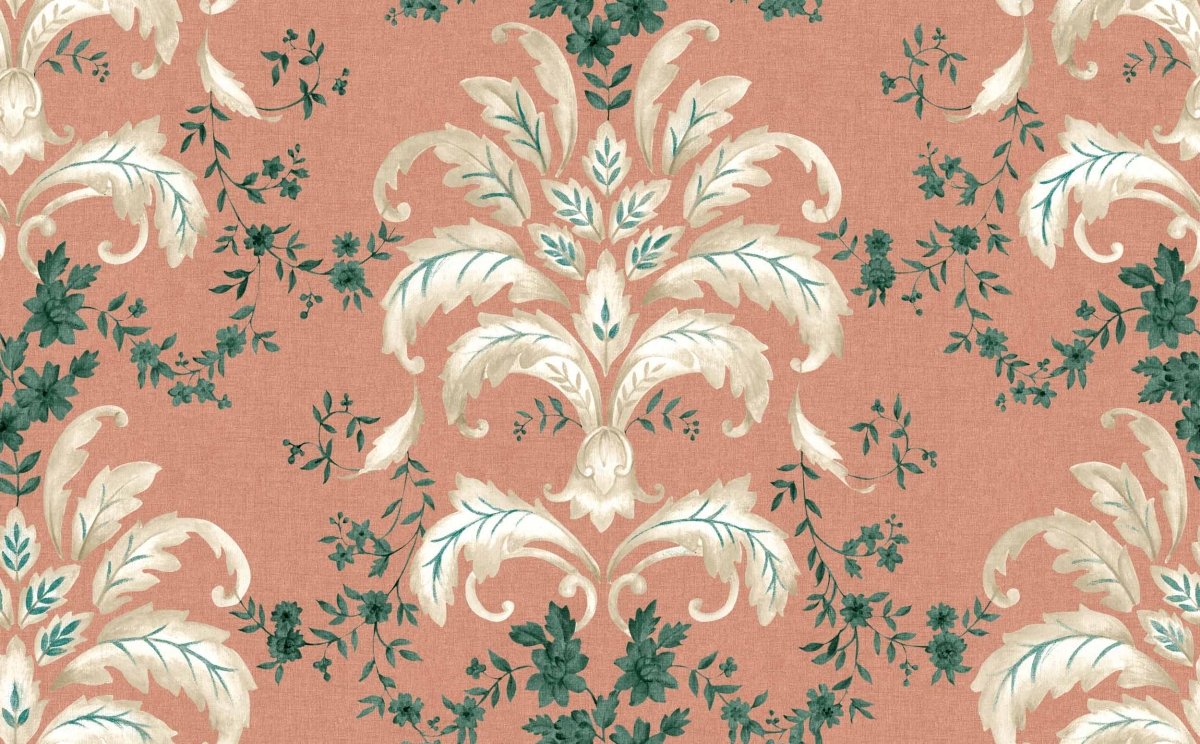 Coordonné Damaskus French Damask behang D00138 - LAB COLOUR THE WORLD