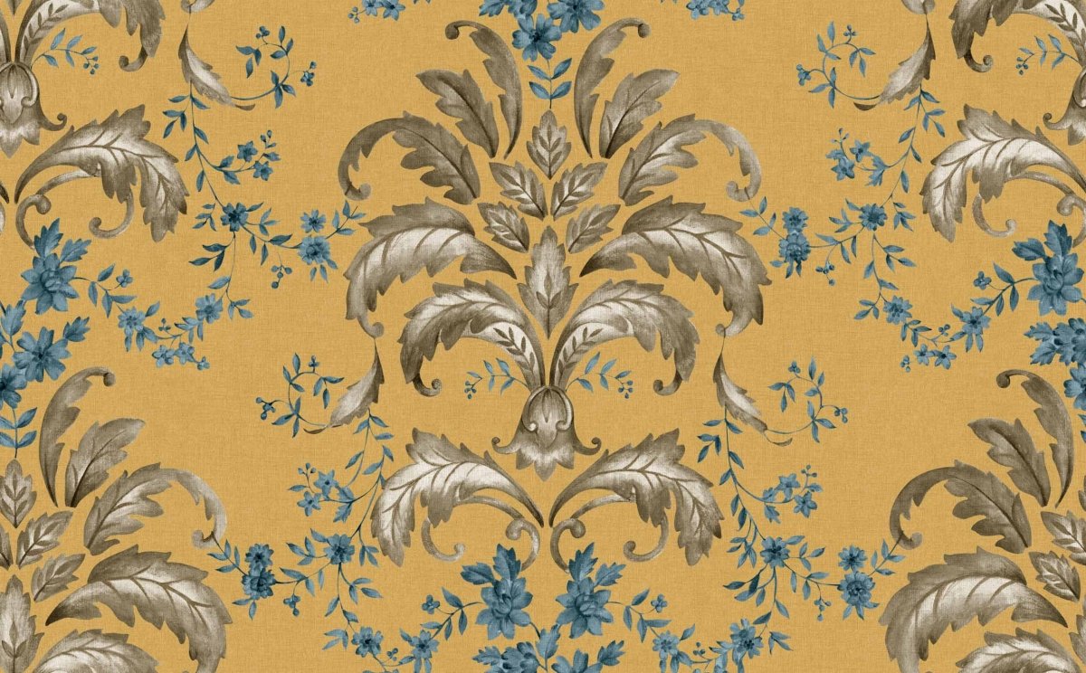 Coordonné Damaskus French Damask behang D00139 - LAB COLOUR THE WORLD