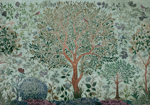 Coordonné Damaskus Varanasi Tree behang D00153 - LAB COLOUR THE WORLD