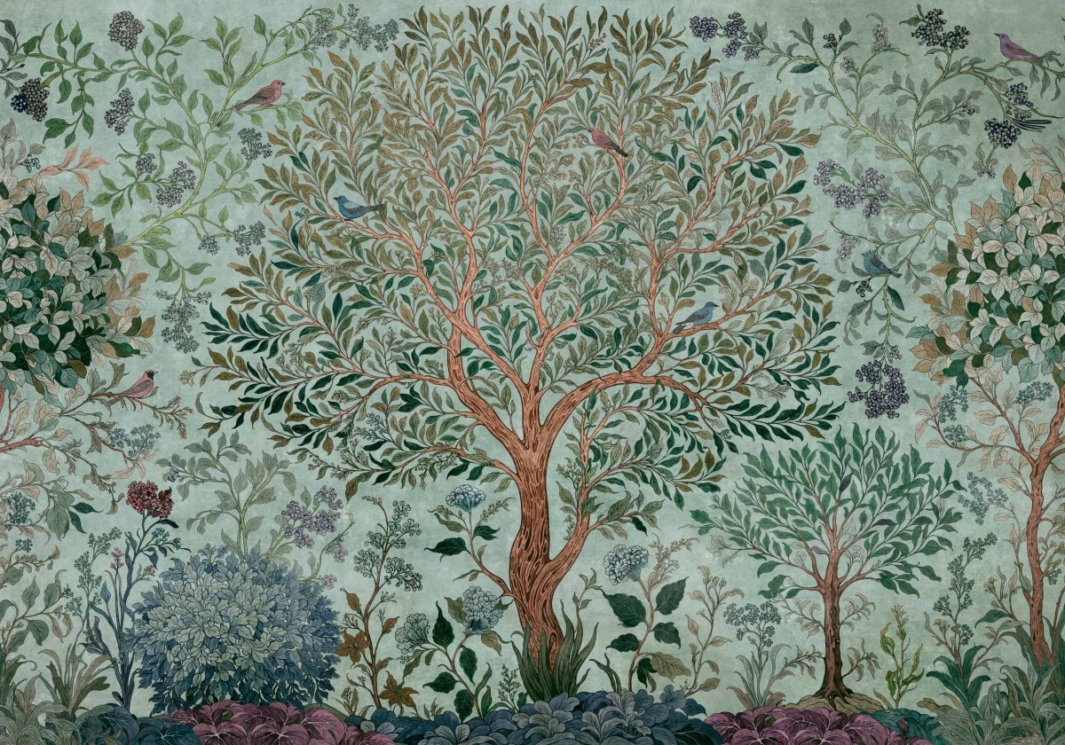 Coordonné Damaskus Varanasi Tree behang D00153 - LAB COLOUR THE WORLD