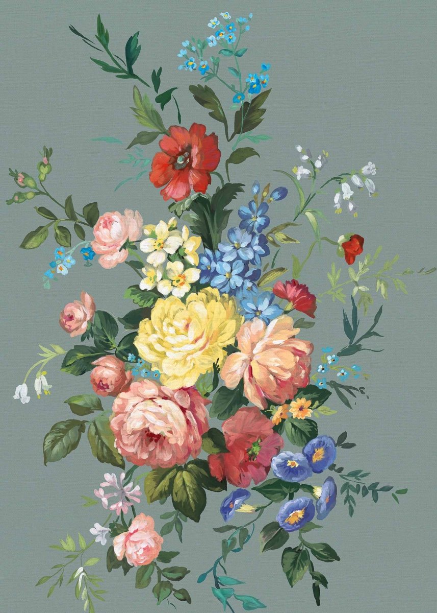 Coordonné Feria Carmen Celadón behang A00218 - LAB COLOUR THE WORLD