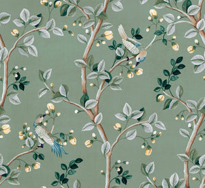 Coordonné Forbidden City Birds Prosperity behang B00118 - LAB COLOUR THE WORLD