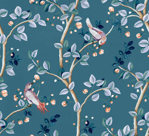 Coordonné Forbidden City Birds Prosperity behang B00123 - LAB COLOUR THE WORLD