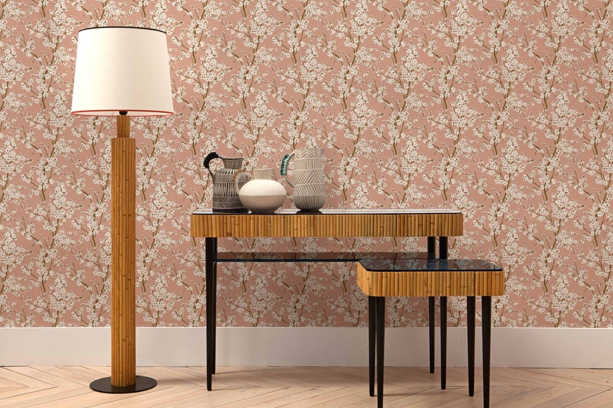 Coordonné Forbidden City Cherry Blossom Rose behang B00128 - LAB COLOUR THE WORLD