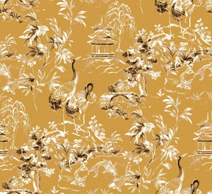 Coordonné Forbidden City Ming Pagoda Amber behang B00144 - LAB COLOUR THE WORLD