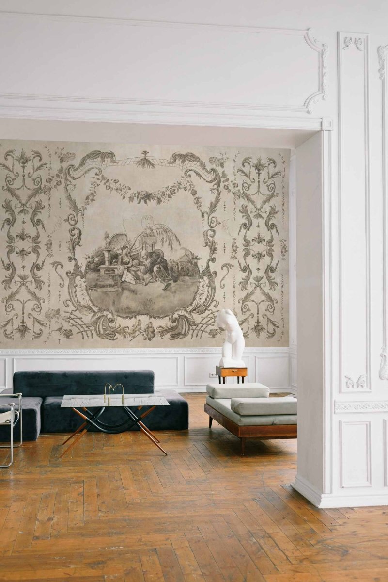 Coordonné Forbidden City Ming Portrait Nacre behang B00160 - LAB COLOUR THE WORLD