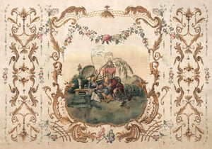 Coordonné Forbidden City Ming Portrait Papyrus behang B00158 - LAB COLOUR THE WORLD