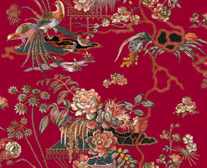 Coordonné Forbidden City Sacred Pheasants behang B00112 - LAB COLOUR THE WORLD