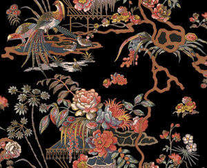 Coordonné Forbidden City Sacred Pheasants behang B00117 - LAB COLOUR THE WORLD