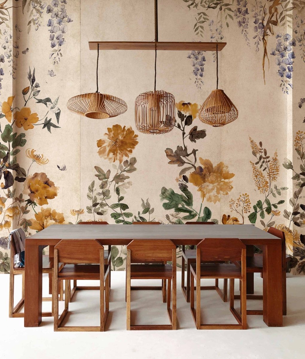 Coordonné Forbidden City Spring Festival Amber behang B00153 - LAB COLOUR THE WORLD