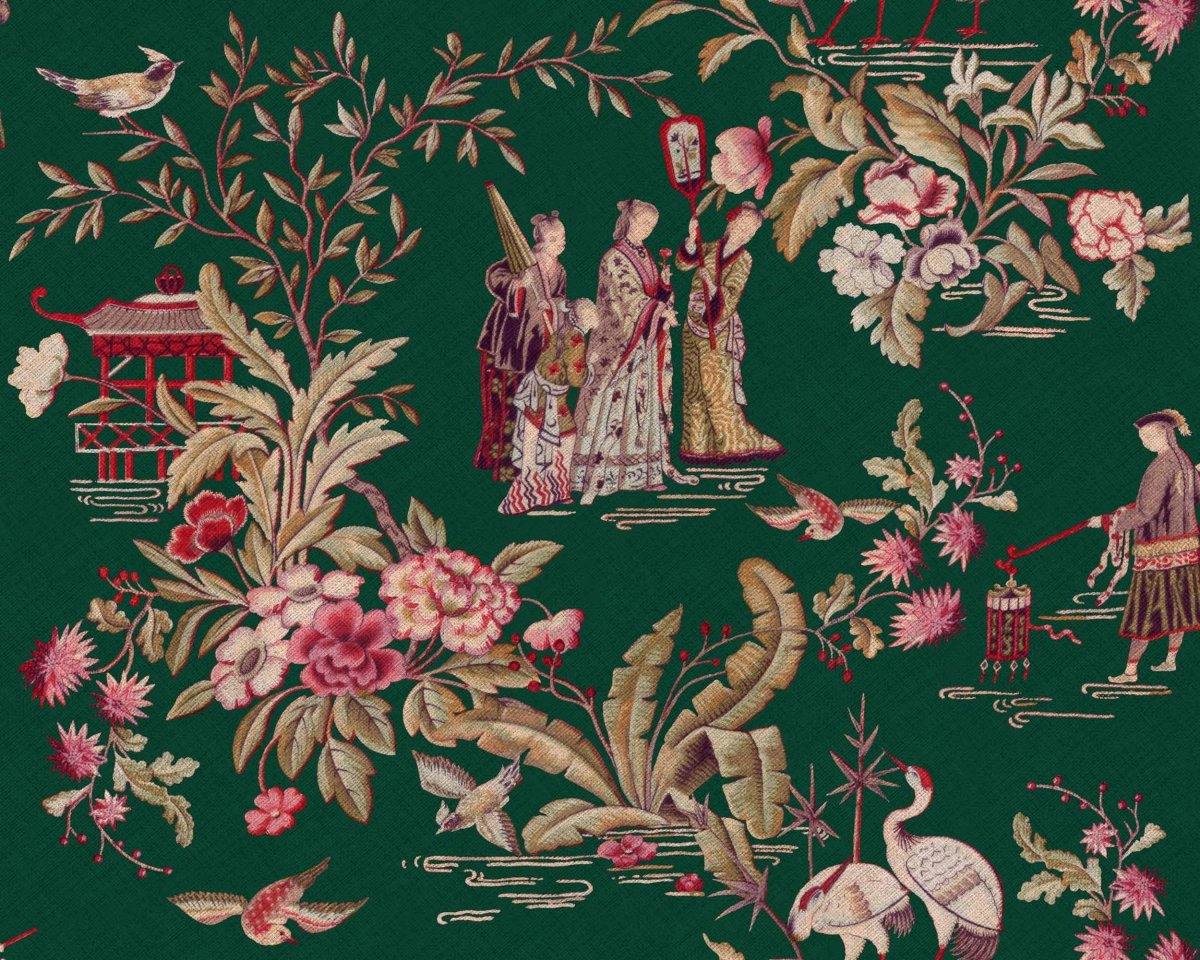 Coordonné Forbidden City Tang Walk behang B00102 - LAB COLOUR THE WORLD