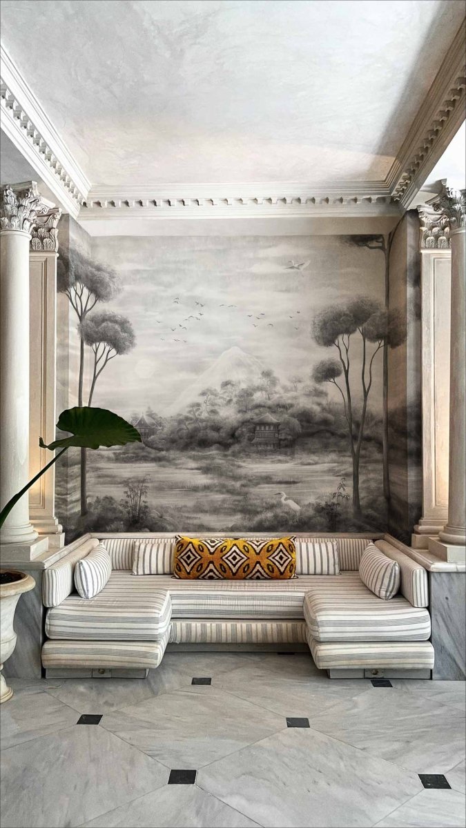 Coordonné Forbidden City Xi Hu Lake Onyx behang B00150 - LAB COLOUR THE WORLD