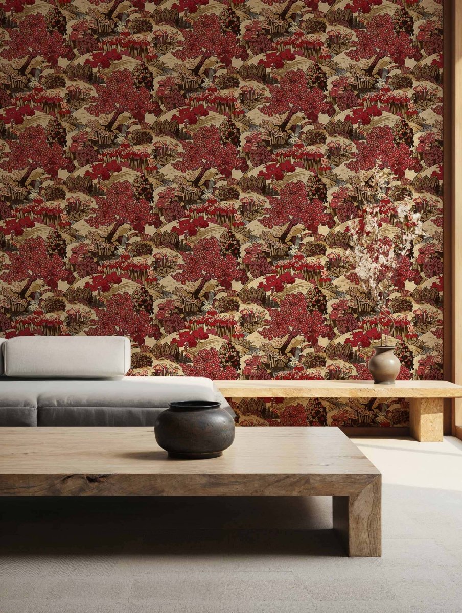 Coordonné Forbidden City Yu Garden behang B00145 - LAB COLOUR THE WORLD