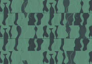 Coordonné Geo Archeological Malachite behang A00112 - LAB COLOUR THE WORLD