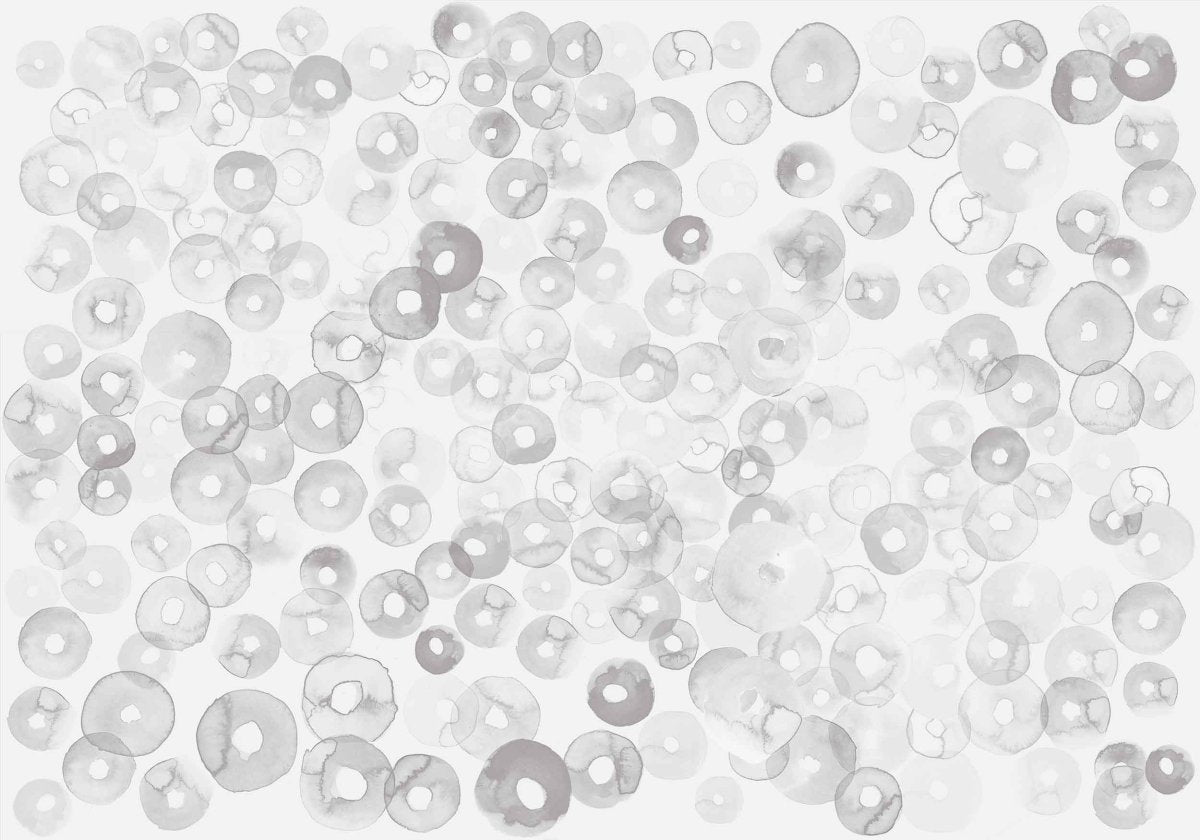 Coordonné Geo Cellular Patterns Ice behang A00153 - LAB COLOUR THE WORLD