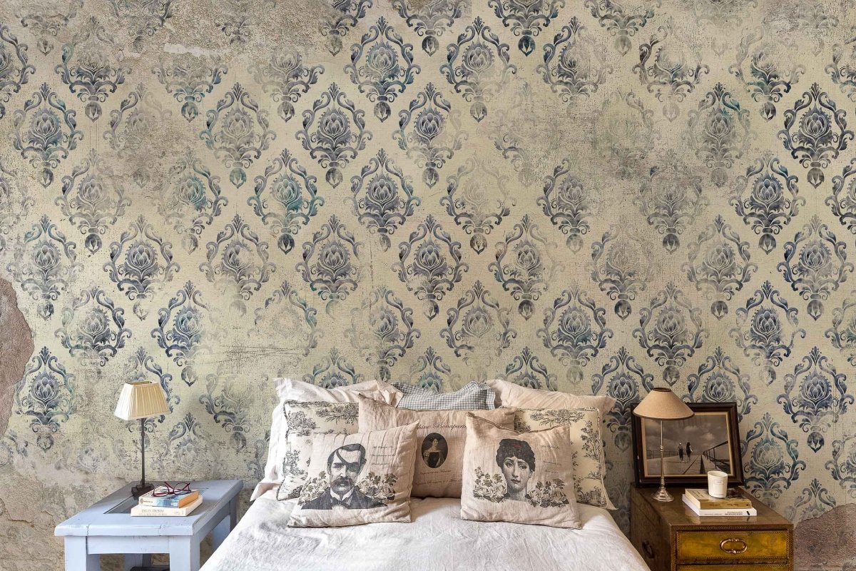 Coordonné Iconics Montmartre - Provence Damask behang 7000075 - LAB COLOUR THE WORLD