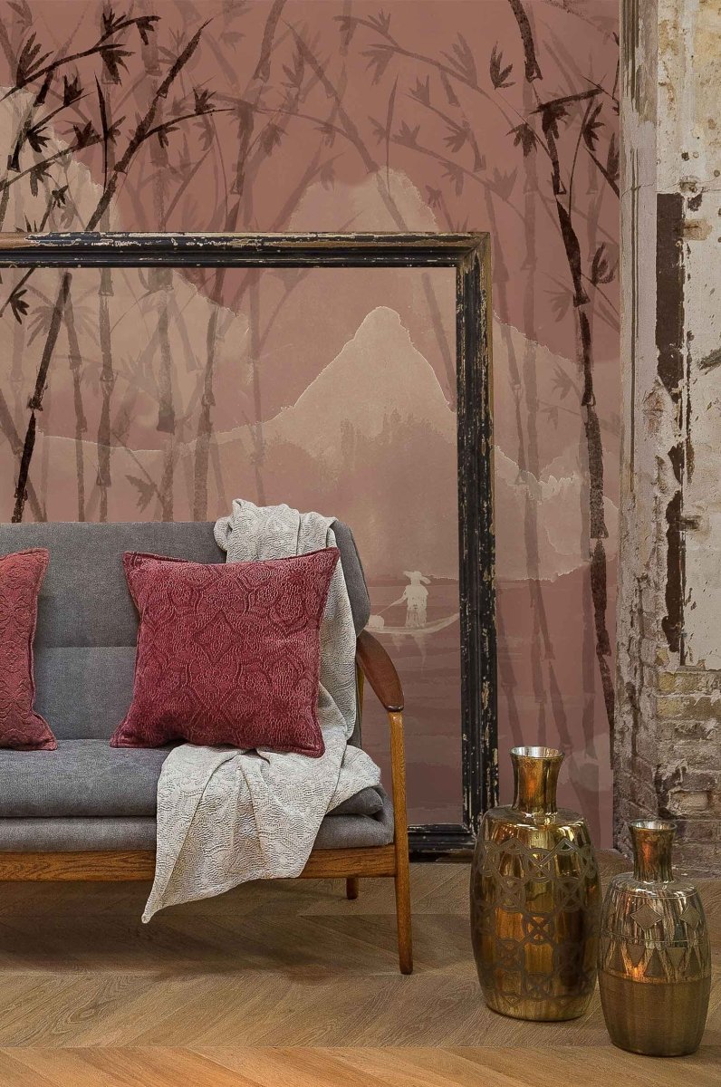 Coordonné Iconics Sakura - Bamboo behang 8706801 - LAB COLOUR THE WORLD