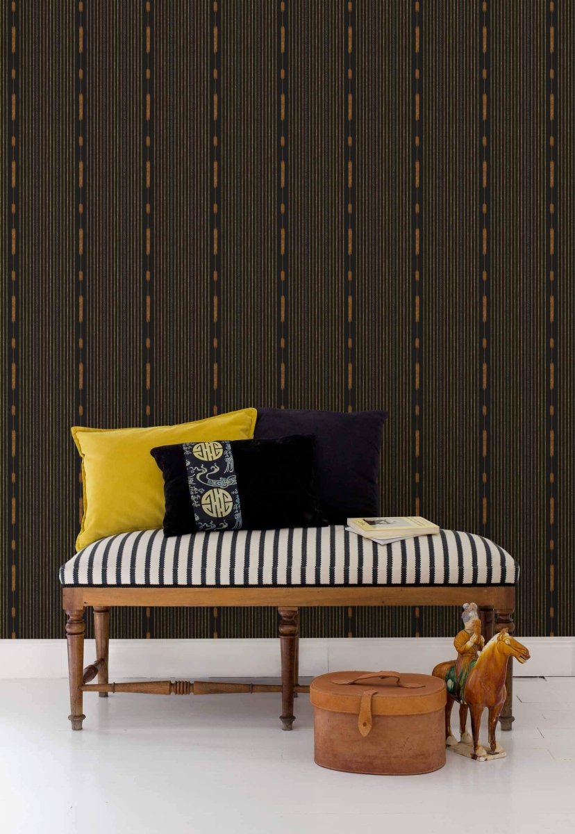 Coordonné Ikart Huipil Ink behang A00820 - LAB COLOUR THE WORLD