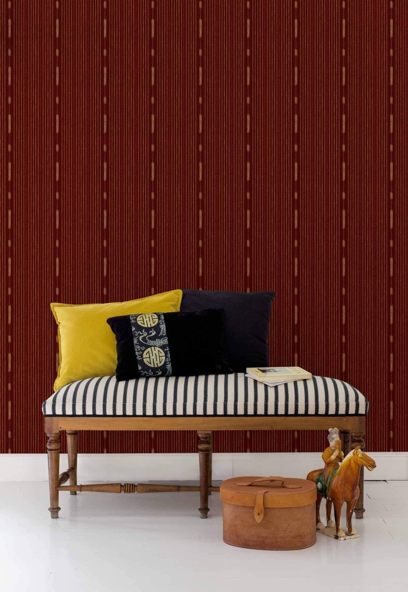 Coordonné Ikart Huipil Wine behang A00821 - LAB COLOUR THE WORLD