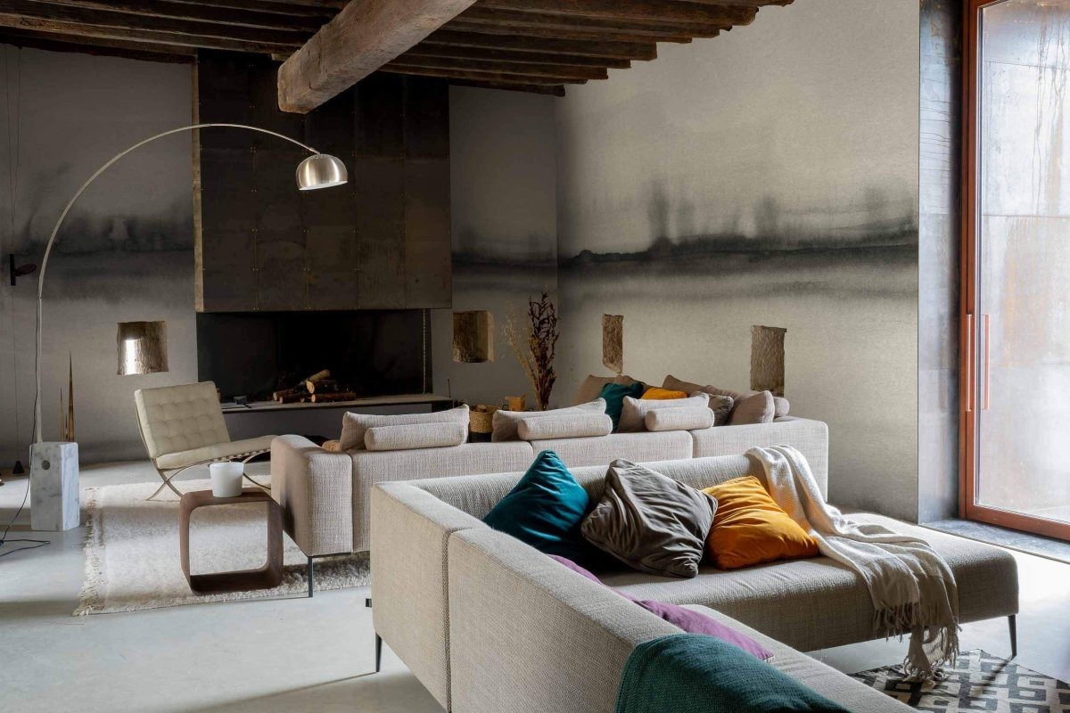 Coordonné Ikart Shibori Black behang A00843 - LAB COLOUR THE WORLD