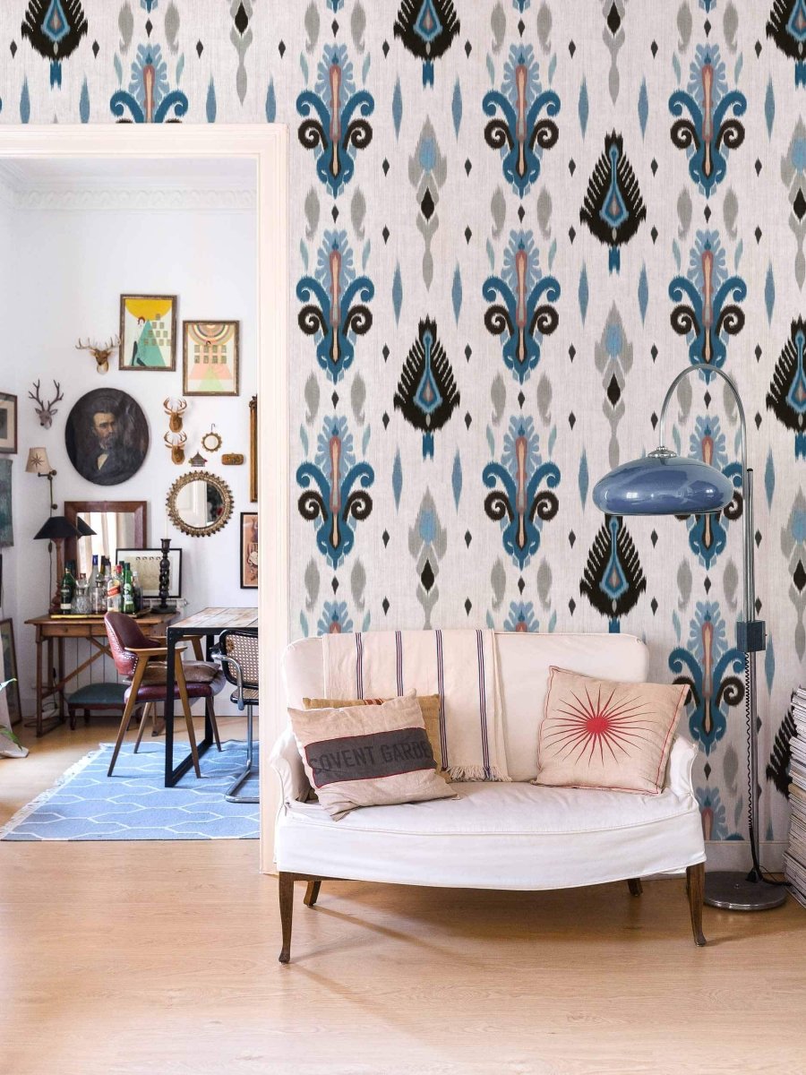 Coordonné Ikart Sumba White behang A00823 - LAB COLOUR THE WORLD