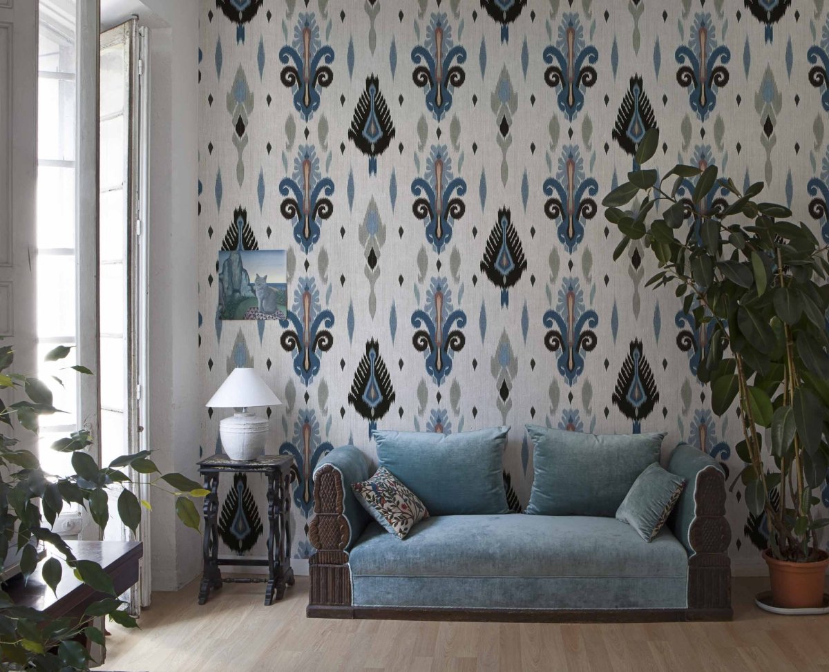 Coordonné Ikart Sumba White behang A00823 - LAB COLOUR THE WORLD