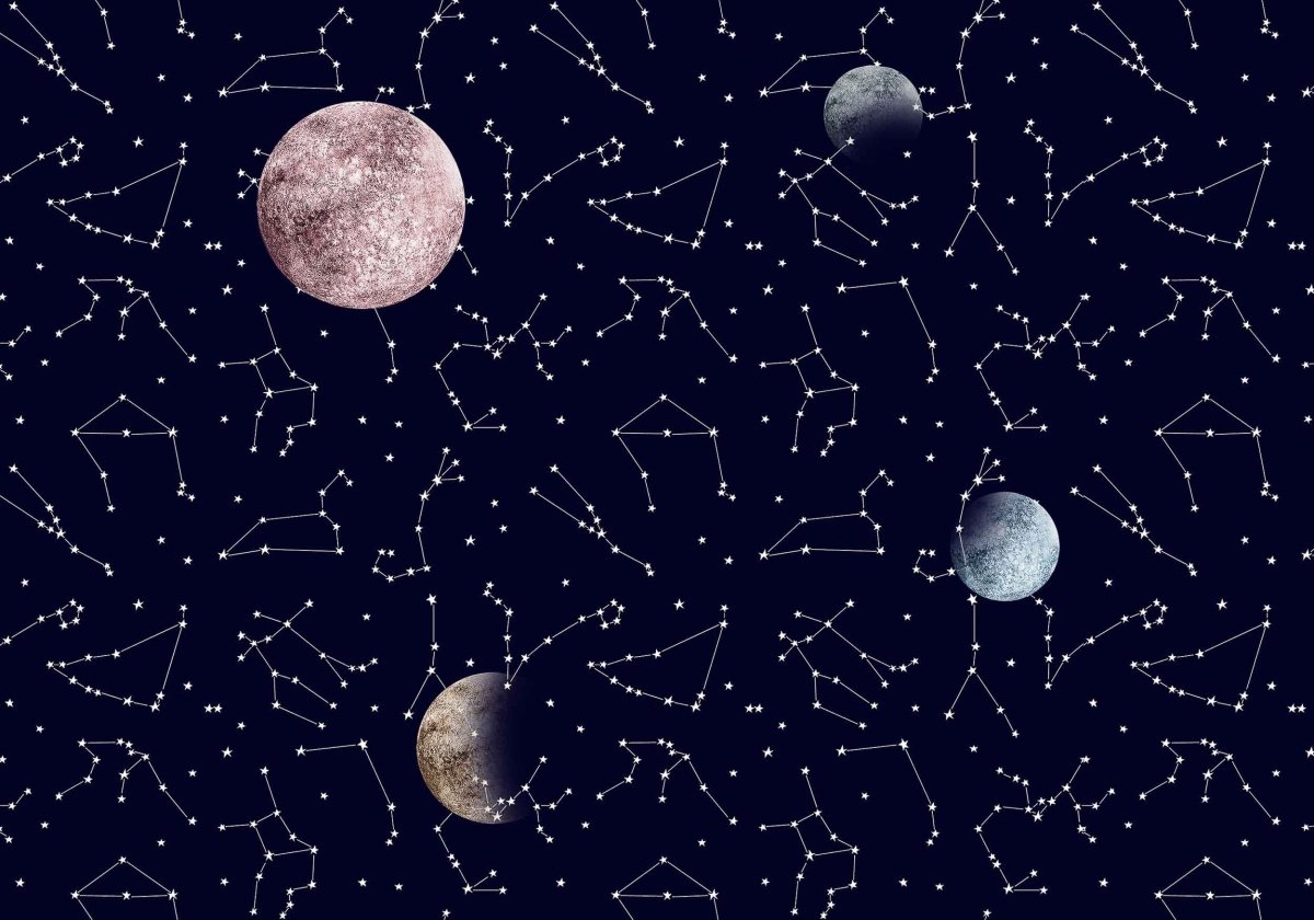Coordonné Instant Galaxy behang 8500161 - LAB COLOUR THE WORLD
