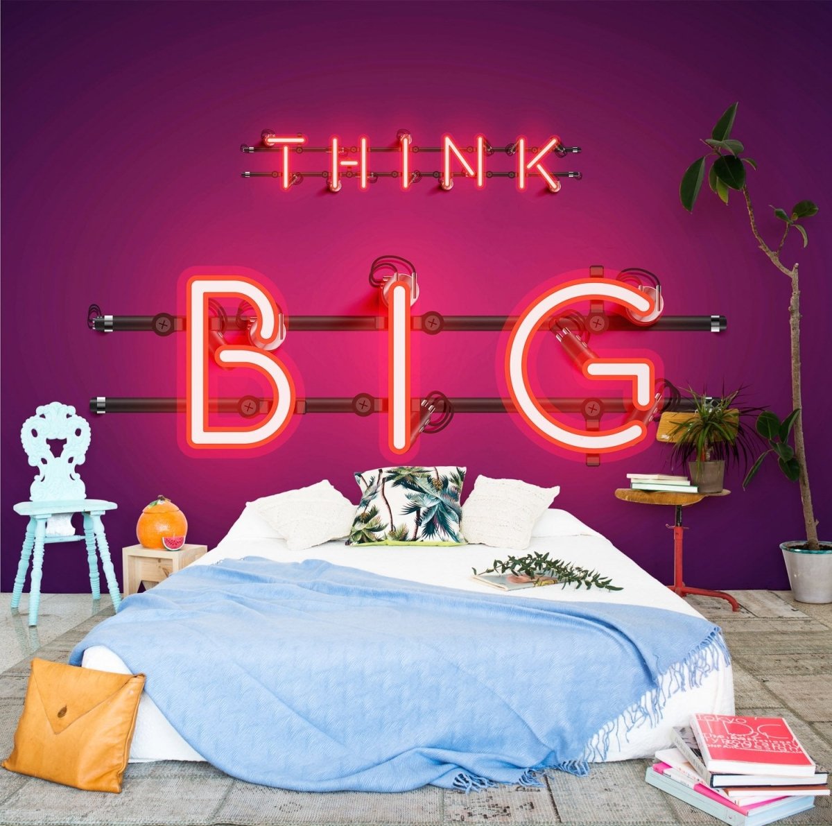 Coordonné Instant Neon Big behang 8500180 - LAB COLOUR THE WORLD