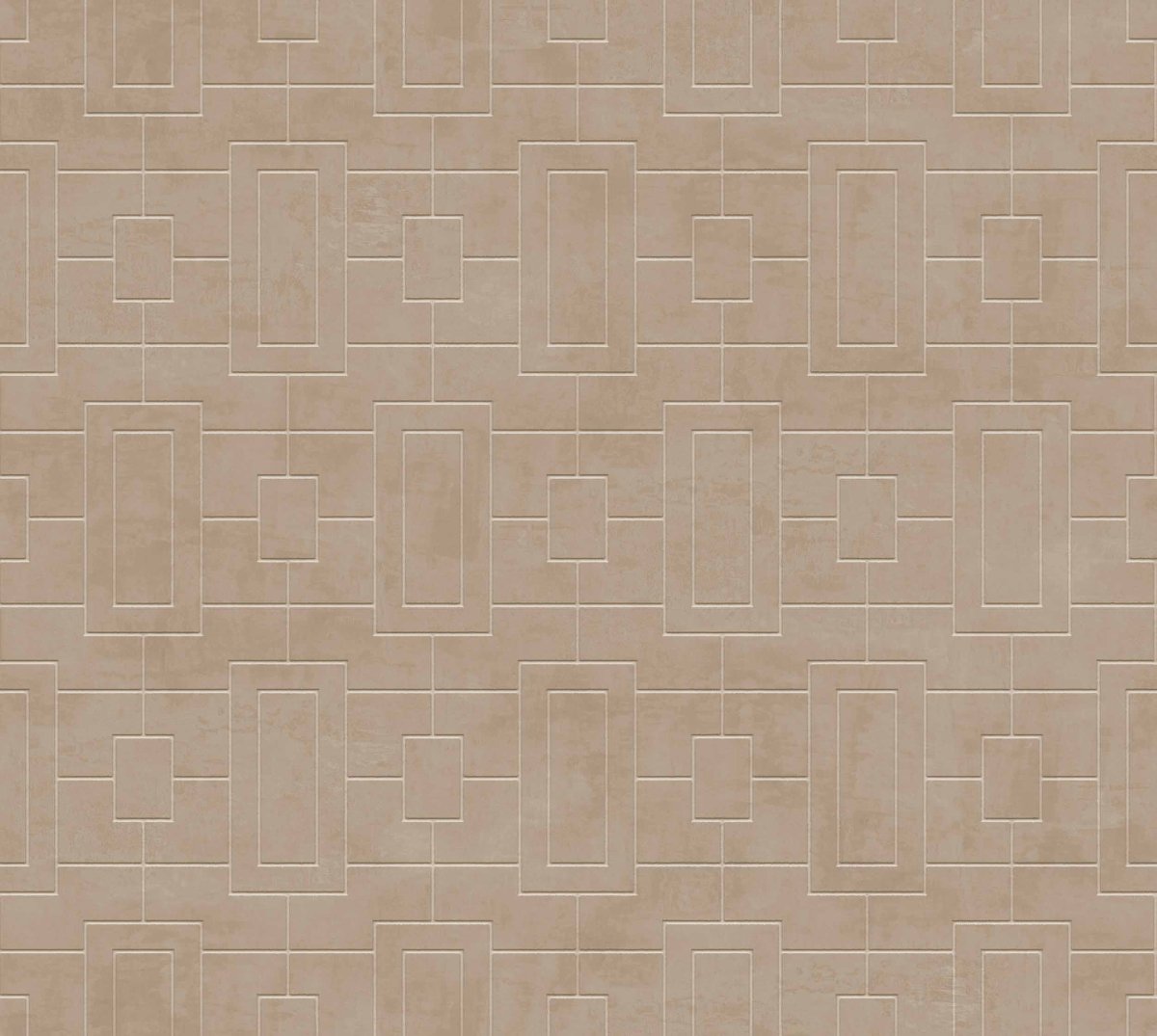 Coordonné Lattice Fretwork Stone behang B00507 - LAB COLOUR THE WORLD