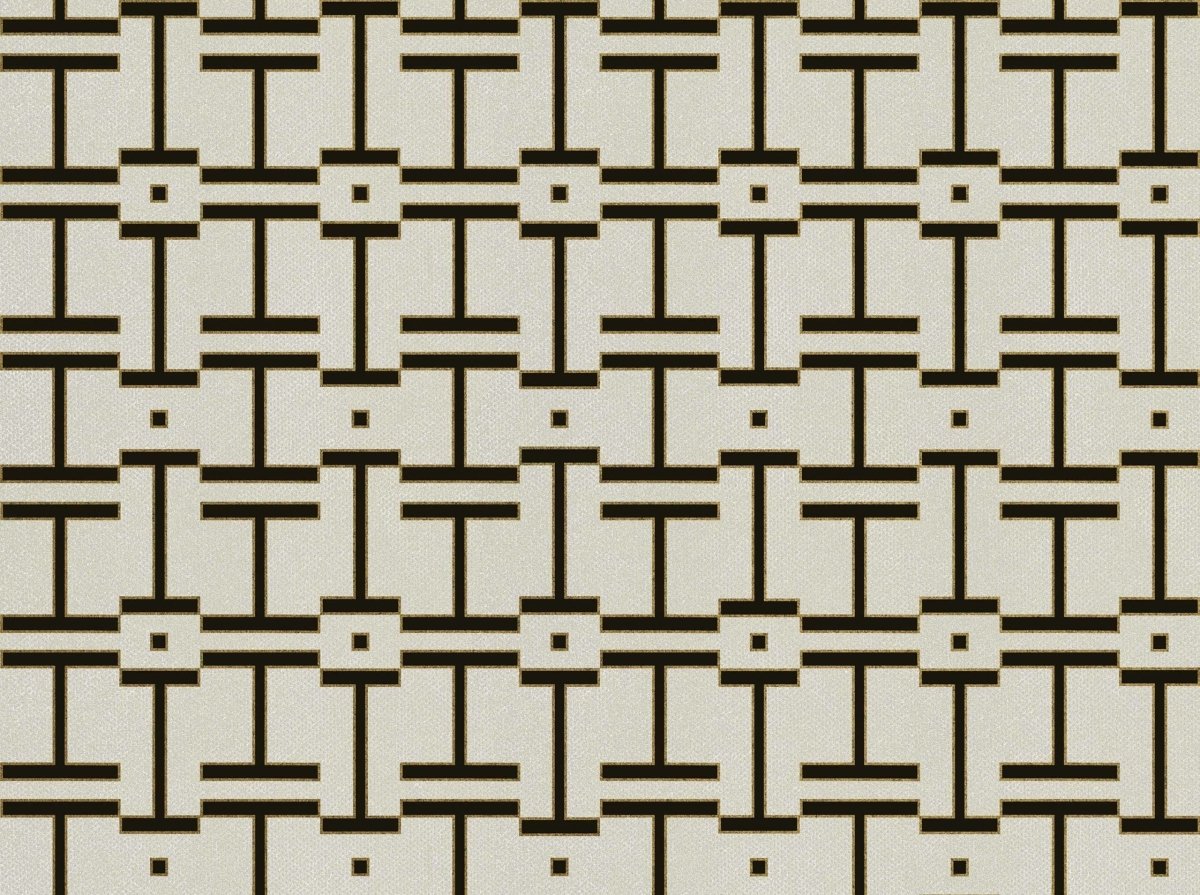 Coordonné Lattice Grid Cotton behang B00558 - LAB COLOUR THE WORLD