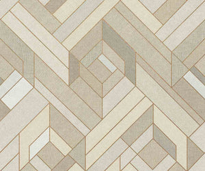 Coordonné Lattice Hexagonal behang B00561 - LAB COLOUR THE WORLD