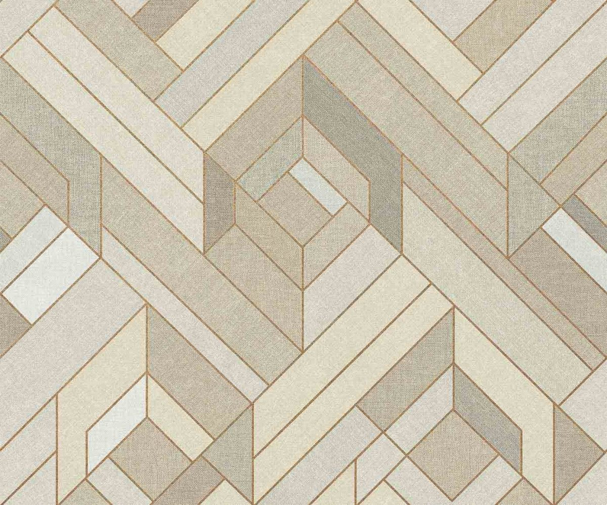 Coordonné Lattice Hexagonal behang B00561 - LAB COLOUR THE WORLD