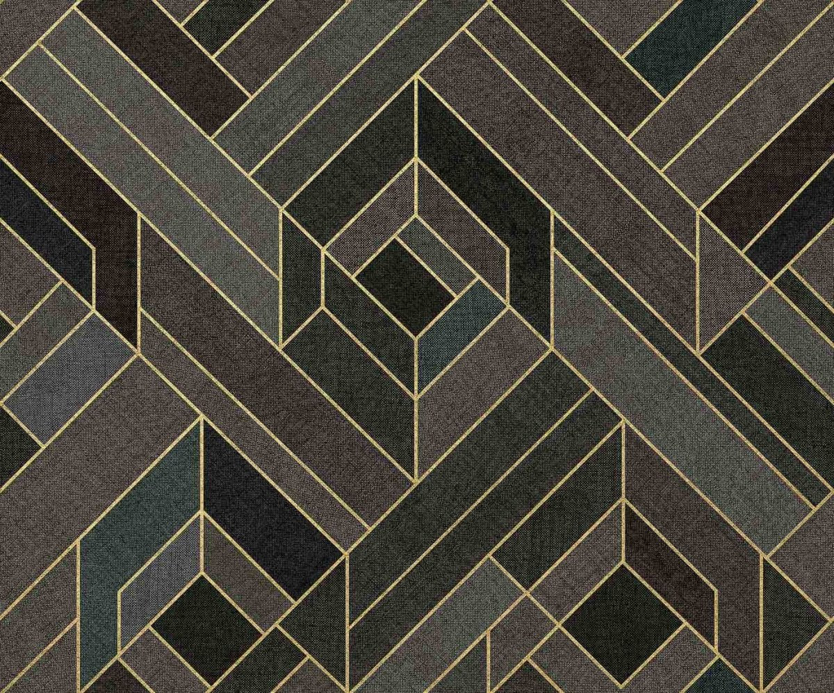 Coordonné Lattice Hexagonal behang B00564 - LAB COLOUR THE WORLD
