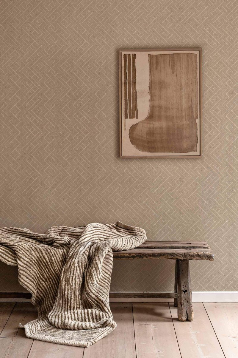Coordonné Lattice Interwoven behang B00502 - LAB COLOUR THE WORLD