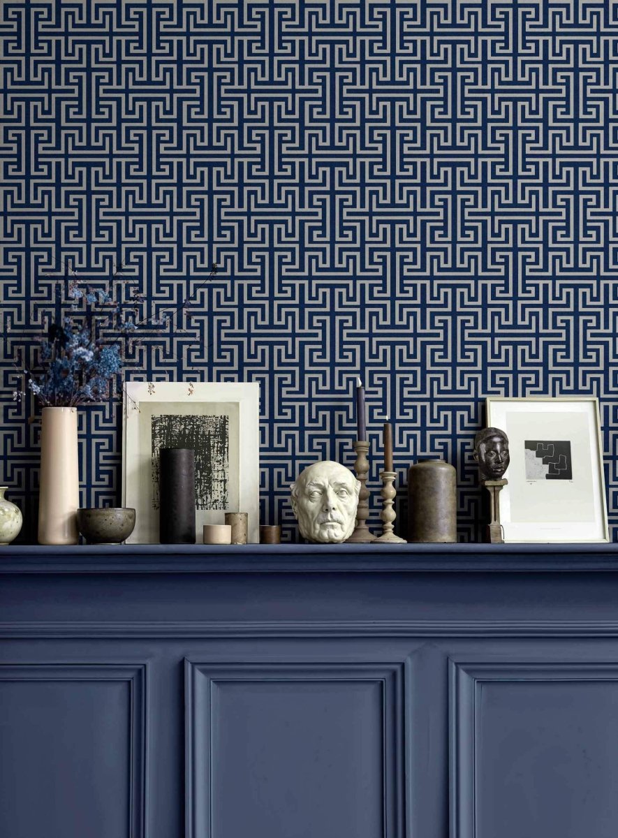 Coordonné Lattice Maze behang B00553 - LAB COLOUR THE WORLD