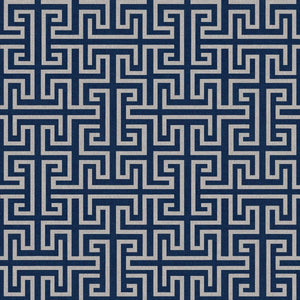 Coordonné Lattice Maze Navy behang B00553 - LAB COLOUR THE WORLD