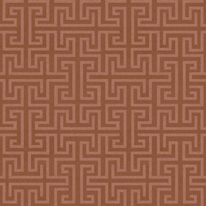 Coordonné Lattice Maze Redwood behang B00548 - LAB COLOUR THE WORLD