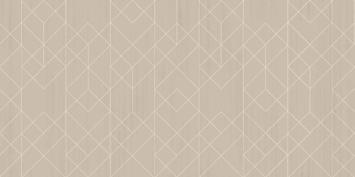 Coordonné Lattice Rhombohedral behang B00538 - LAB COLOUR THE WORLD