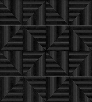 Coordonné Lattice Tetragonal Slate behang B00516 - LAB COLOUR THE WORLD