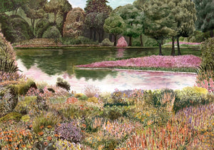 Coordonné Lur Jardín del Espejo Otoño behang A00639 - LAB COLOUR THE WORLD