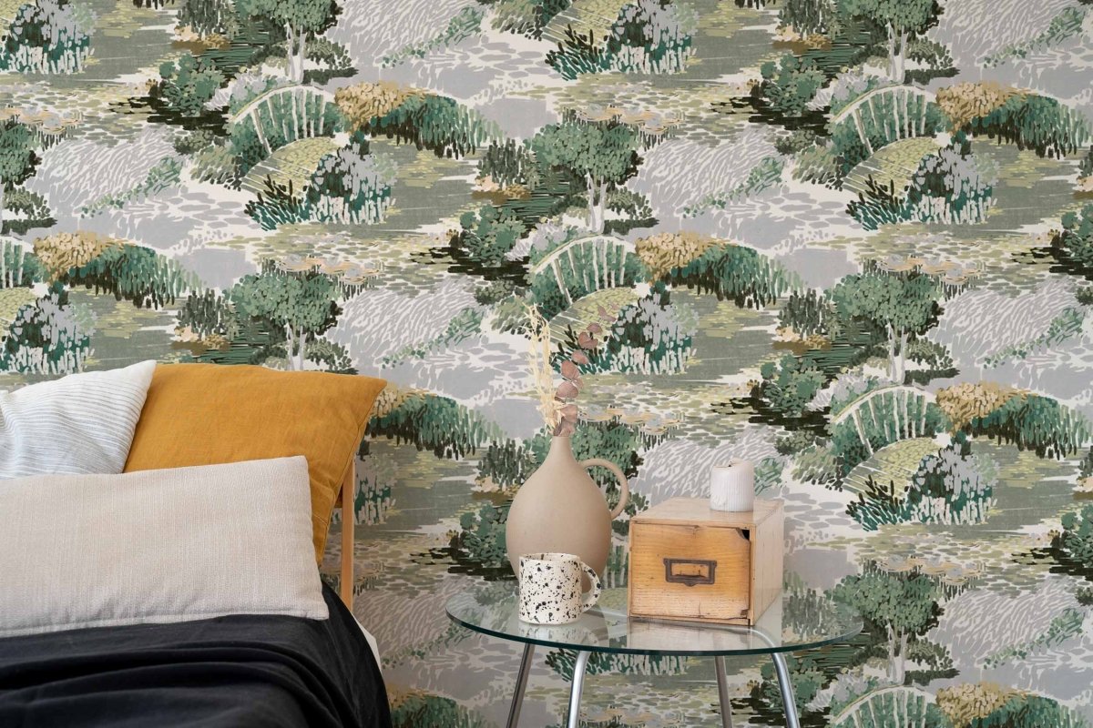 Coordonné Lur Puente Menta behang A00612 - LAB COLOUR THE WORLD